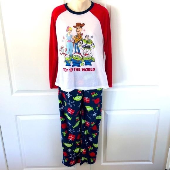 Christmas PJ S L Disney Toy story fleece holiday pajamas - Picture 1 of 8